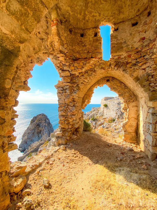 Cape of Alanya fortress. View from the ancient temple -Bolotin, Andrei