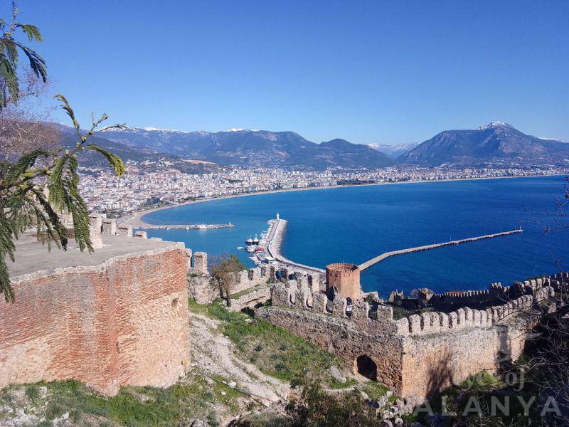 View of the Alanya coast from the city fortress -Morozova, Mila