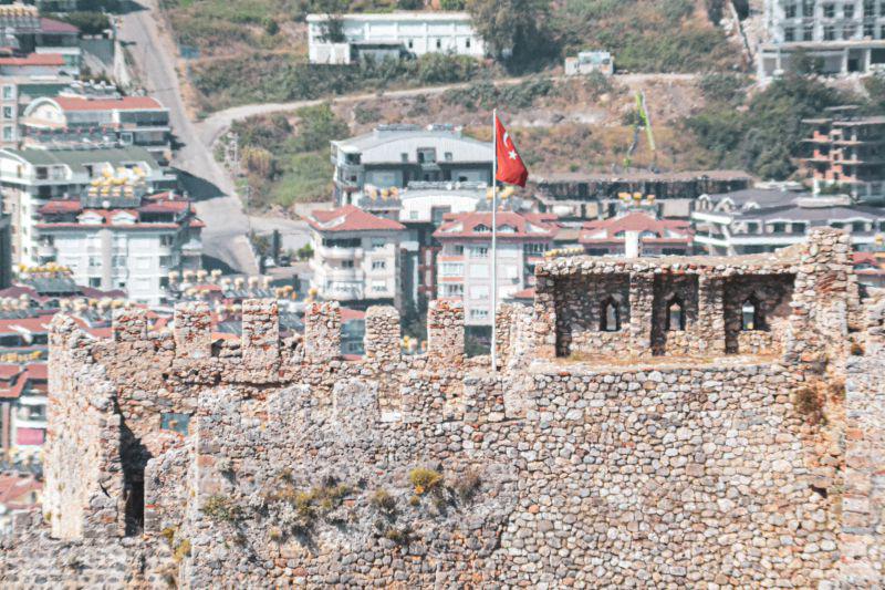 Alanya kalesinden farklı Bir açı. -KARACA, HÜSEYİN
