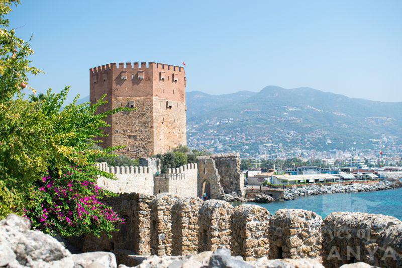 Red tower. Historical part of Alanya. -Stanivuk, Tijana