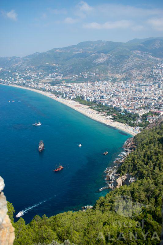 Cleopatras beach. Amazing view from Alanya castle. -Stanivuk, Tijana